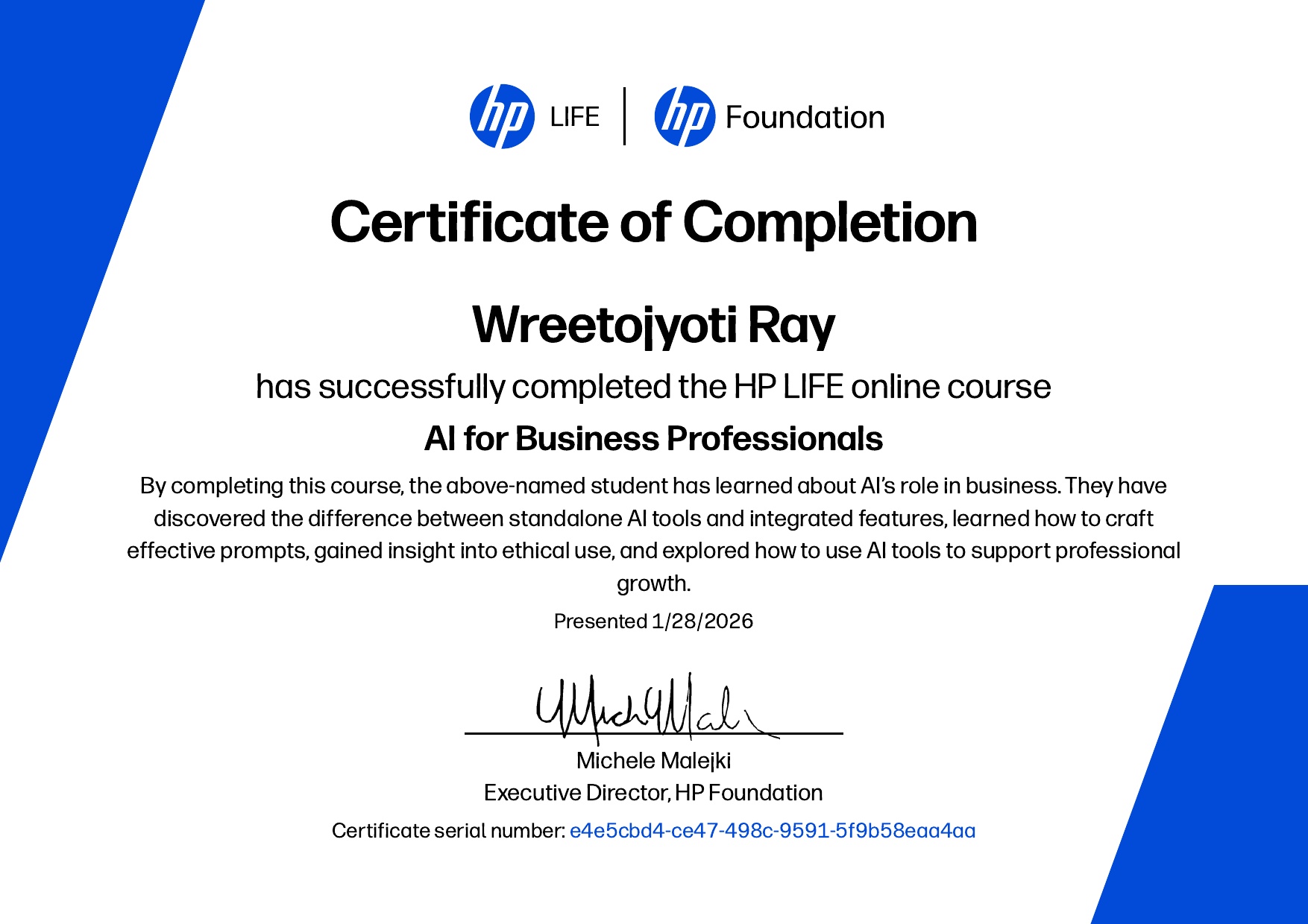 AI for Business Professionals